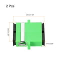 thumbnail image 2 of Uxcell Fiber Optic Coupler SC/APC Single Mode Duplex for Network Internet, 2 Pack, 2 of 6