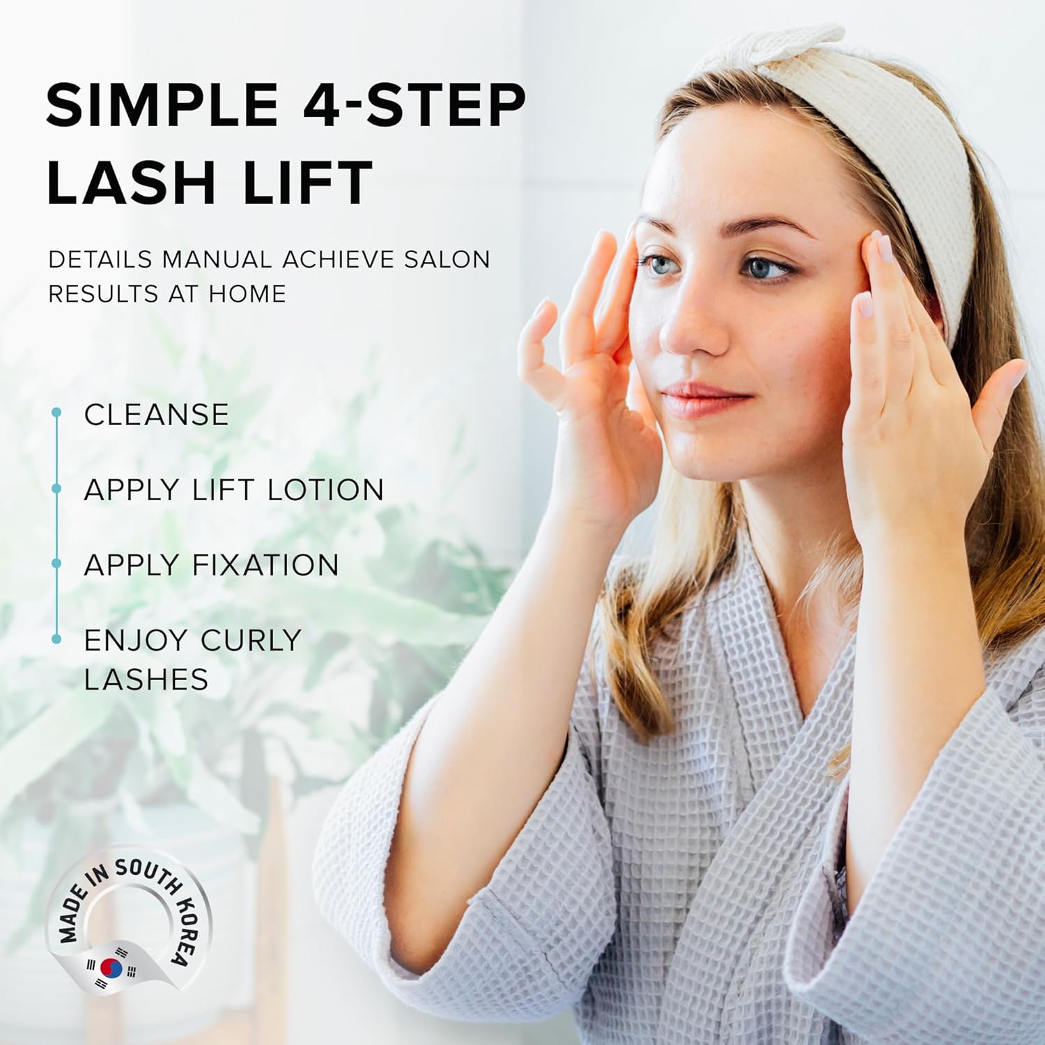 AYASAL Eyelash Perm Kit, Professional Quality Lash Lift, Semi-Permanent Curling Perming Wave, Lotion & Liquid Set