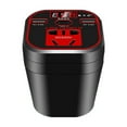 thumbnail image 1 of Car Power Inverter 24V/12V to 220V Led Display 3 USB Fast Charging Ports Hot R4 H4T3, 1 of 1