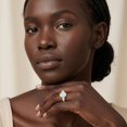 thumbnail image 4 of Rosec Jewels IGI Certified Lab Grown Diamond 3 Stone Engagement Ring - Statement Ring for Women - E-VS1 Grade - with Jewelry Box, 18K Yellow Gold, US 9.00, 4 of 8
