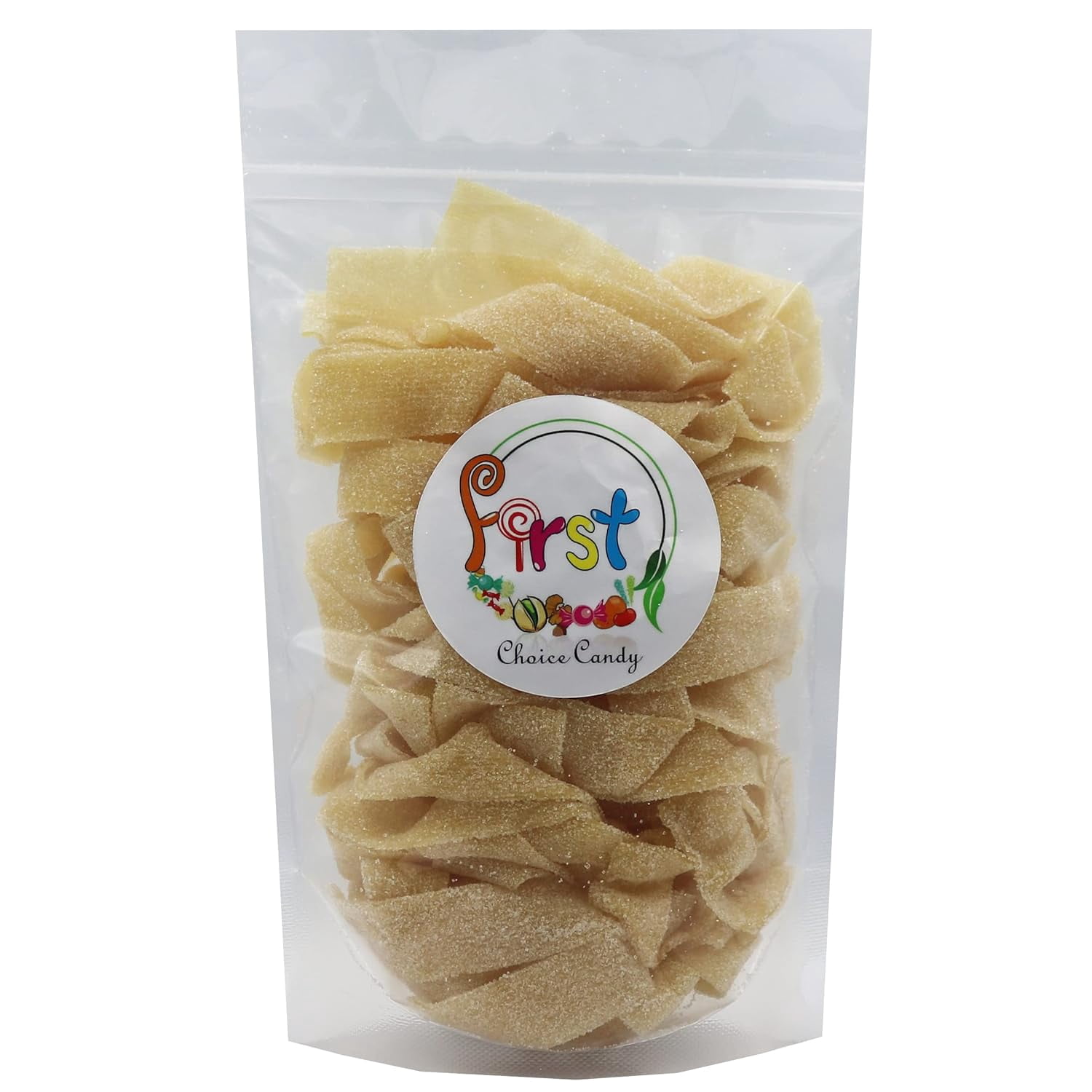 FirstChoiceCandy Sour Mango Flavor Gummy Candy Belts , long, Flat,  Chewy - 2 Pound