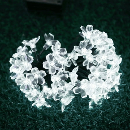 

LED Solar Powered Cherry Flowers Lights Garden Outdoor Yard Lawn Lamp Decor