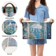 thumbnail image 5 of Yayeee Foldable Storage Basket for Shelves with Handles Waterproof Cloth Bins, Blue Sea, 5 of 7