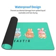 thumbnail image 3 of Naloa Happy Easter Sunflower Gnomes,Cute Gnome Gaming Mouse Pad Large Mouse Mat Long Extended Desk Pad Non-Slip Rubber Mice Pads Stitched Edges Thin Pad (16x29.5 Inch), 3 of 8