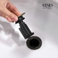 thumbnail image 4 of Kenes Desagüe Para Fregadero De Baño Emergente De Oro Cepillado Con Desbordamiento, Conjunto De Drenaje Para Fregadero De Baño Con Colador, Desagüe Emergente, Lavabo, Lavabo, Tapón De Drenaje Emergent, 4 of 5