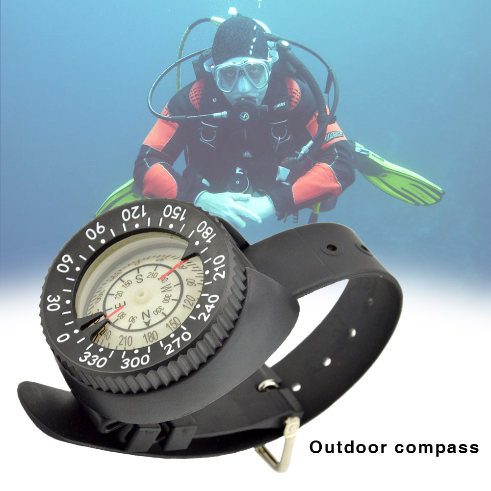 Waterproof Wrist Compass High Precision Professional Wrist Diving Compass for Outdoor Hiking Camping Diving 50 M//164FT Compass Dial