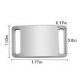 thumbnail image 3 of Cat ID Tag Personalized Slide-on Collar Tag Pet ID Tag Stainless Steel Pet Tag, 3 of 10