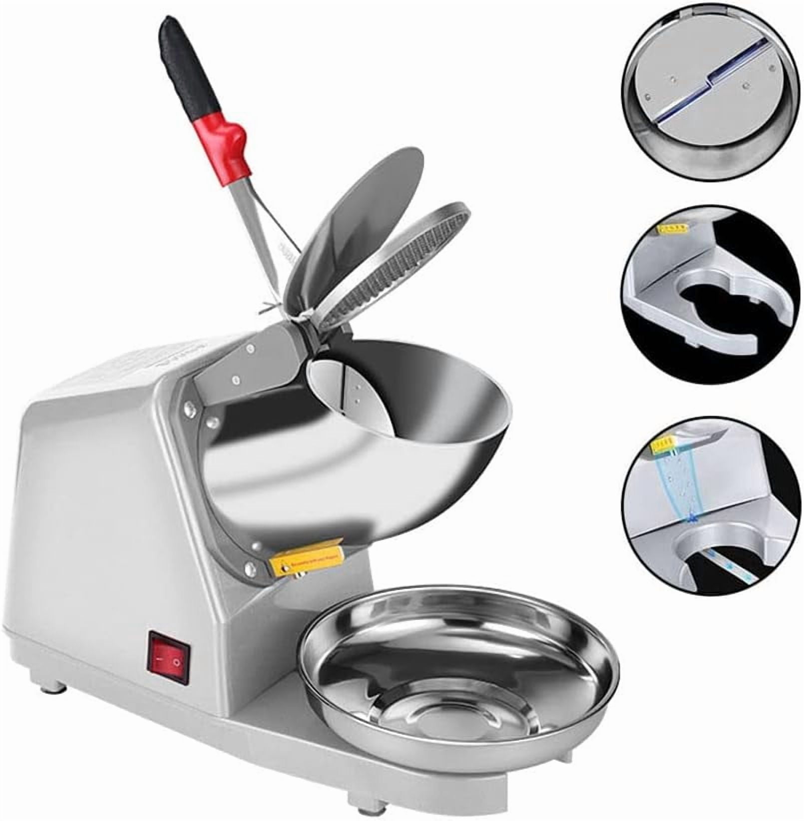 Electric Shaved Ice  - Dual Blade Snow Cone Maker for Home & Commercial Use