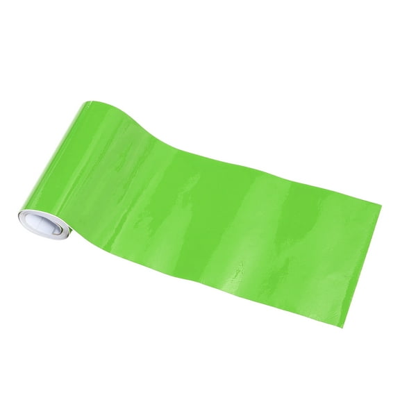 Unique Bargains Bright Green Protective Car Wrap Film 0.3ft x 5ft Exterior Interior Vinyl Wrap Cover 5.5mil 1 Pc Universal