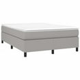 thumbnail image 3 of vidaXL Bed Frame Upholstered Mattress Foundation Bedroom Furniture Fabric, 3 of 8