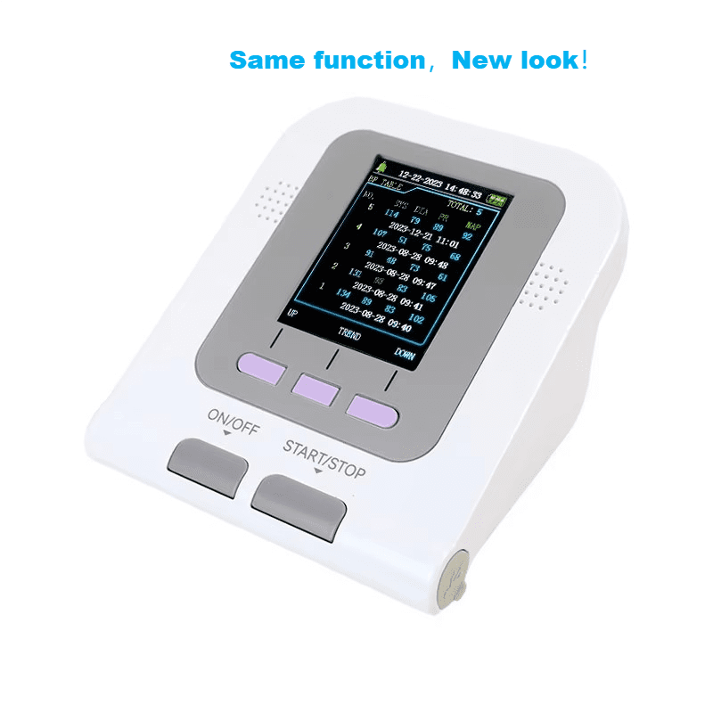 Digital Blood Pressure NIBP Spo2 Machine USB PC Software Analysis, Color LCD