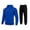 Blue-1, variant on Aofany Men's Jogger Sets Hooded Sweatshirts Pant Outfits Two Pieces Hoodies Sweatsuit Running Casual Tracksuit Set