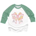 thumbnail image 4 of Toddler Girls' Long Sleeve Crew Neck Tee T-Shirt Easter Fashion Rabbit Printed T-Shirt Size 3-4T , Green, 4 of 4