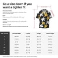thumbnail image 5 of Gukieu Lilies Flowers Print Men's Short-sleeved Shirts, Button-down Pocket Shirts, T-shirts, Beach Vacation Travel Summer Clothing-X-Large, 5 of 5
