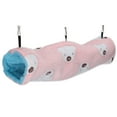 thumbnail image 2 of Soft Plush Hamster Tunnelwith Multifunction Sleeping Bag for Small Pet Rest and Play, Easy to Install, 2 of 7