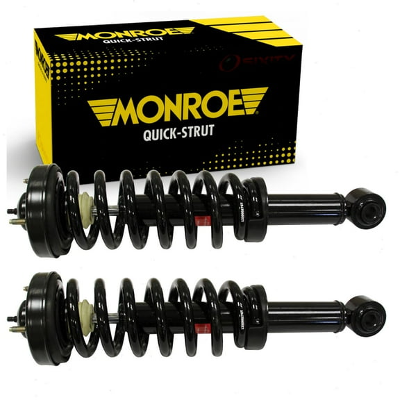 2 pc Front Strut & Coil Springs compatible with Ford F-150 3.5L 3.7L 4.6L 5.0L 5.4L V6 V8 2009-2013