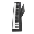 thumbnail image 4 of Piano digital plegable profesional 88 teclas teclado portátil ligero piano para principiantes de piano 100-240 V negro enchufe de EE. UU., 4 of 14
