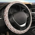 thumbnail image 5 of Susaid Vintage flowers Print Elastic Car Steering Wheel Cover, 15 Inches Breathable Vehicle Steer Wheel Protector, Universal for SUV, Truck, 5 of 6