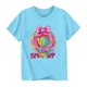 thumbnail image 3 of Blusas y camisas de manga corta con cuello redondo, moda de verano y primavera, para niños, cuello redondo, manga corta, temporada escolar, camiseta estampada, blusa de poliéster para niños, 3 of 5