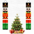 thumbnail image 4 of 1 Pair Nutcracker Christmas Porch Decorations Outdoor Soldier Model Hanging for Kids Home Party, 71" x 12", 4 of 7