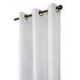 thumbnail image 4 of Commonwealth Thermalogic Weather Cotton Fabric Grommet Top Panel - 160x84" - White, 4 of 5