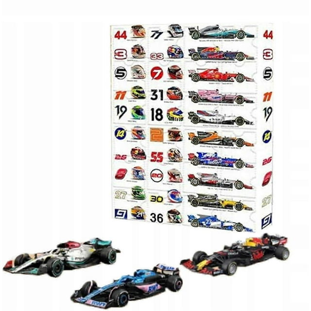 Advent Calendar 24pcs F1 Racing Beautiful Gift