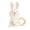 b, variant on Kiddiway Baby Wooden Ring Rattle Teether with Cotton - Organic Cotton Baby Toys, Plush Figurine & Cute Plushies, Natural Wood, Soothing Sensory, Easy-Grip, Car Stroller Hanging,c