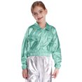 thumbnail image 3 of Doomiva Ensemble de Performance Jazz Moderne pour Garçons et Filles Vêtements de Danse de Rue Hip Hop 2 Pcs Vert 14, 3 of 5