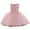 Pink, variant on JLFKNG Infants Girls Dresses Cute Sweet Solid Color Ruffled Sleeveless Breathable Ruffled Tulle Dress Suitable For Beach, Vacation,