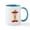 White/Blue Inside, variant on CafePress - Apple Core Mugs - 11 oz Ceramic Mug - Novelty Coffee Tea Cup