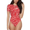 thumbnail image 2 of Picia Beef2 Womens One Piece Swimsuits Modest Tummy Control Bathing Suits Lace Up Slimming Swim Suit-XX-Large, 2 of 9
