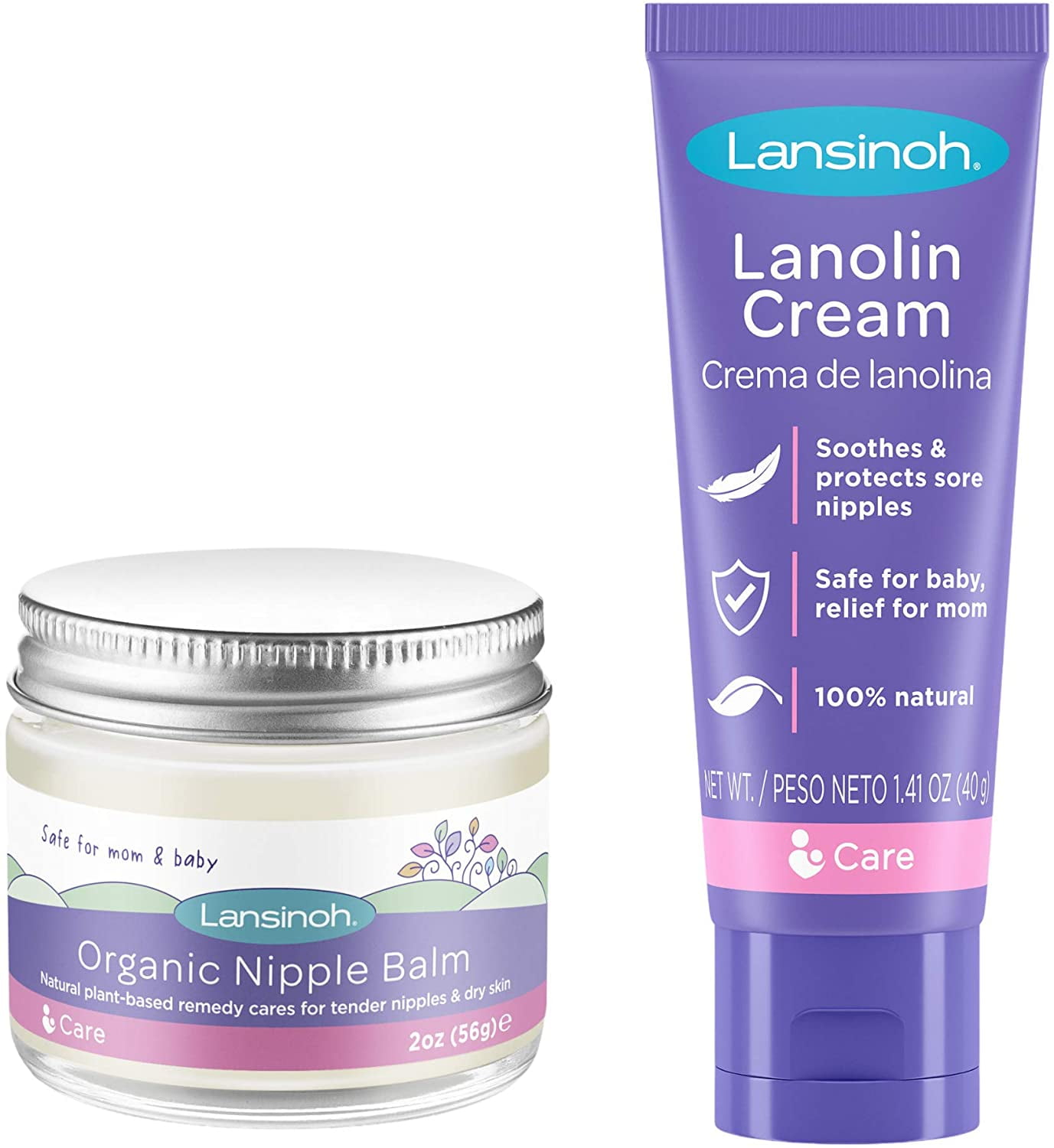 Ameda Triple Zero Lanolin Nipple Cream for Breastfeeding Pain | All Natural  Lanolin Nipple Balm | Single Ingredient Pure Lanolin Cream | Breast