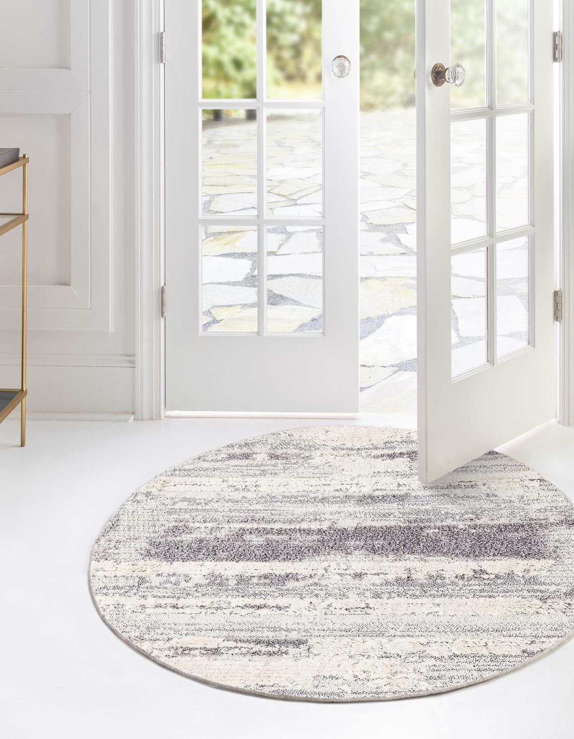 Rugs.com Cherokee Collection Rug – 7 Ft Round Sand High Rug Perfect For ...