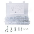 thumbnail image 1 of maskred 181 Pcs/kit Épingle à Cheveux RV Anti-corrosive Libération Rapide Remorque R Clip Attache, 1 of 6