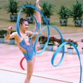 thumbnail image 3 of LAICAIW Daycount® 4M 7 Colors Dancing Ribbon Streamer Gym Rhythmic Rod Art Gymnastic Ballet Twirling Stick (Blue), 3 of 7