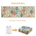 thumbnail image 3 of Hasoo 2' x 8' Runner Rug for Hallway Traditional Indoor Rug Machine Washable Bedside Carpet, Orange, 3 of 6