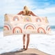 thumbnail image 1 of Microfiber Beach Towel Super Colorful Bath Towel Sandproof Beach Blanket Multi-Purpose Towel For Travel Swimming Pool 30x60 Inch, 1 of 7