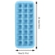 thumbnail image 4 of ¡Liquidación! Bandeja de cubitos de hielo Zainafacai de silicona para 24 cubitos. Bandeja de cubitos de hielo de silicona para congelador. Molde para cubitos de gelatina. Utensilios de cocina azules., 4 of 8