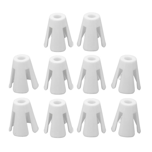 10 garras de bobina de plástico, resistentes, duraderas y ligeras, para sujetar hilos en cono de máquina de coser industrial.