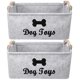 thumbnail image 1 of Felt Storage Organizer Box with Handles Grey Container for Pet Dolls Household Items Living Room Nursery Organization, 1 of 4