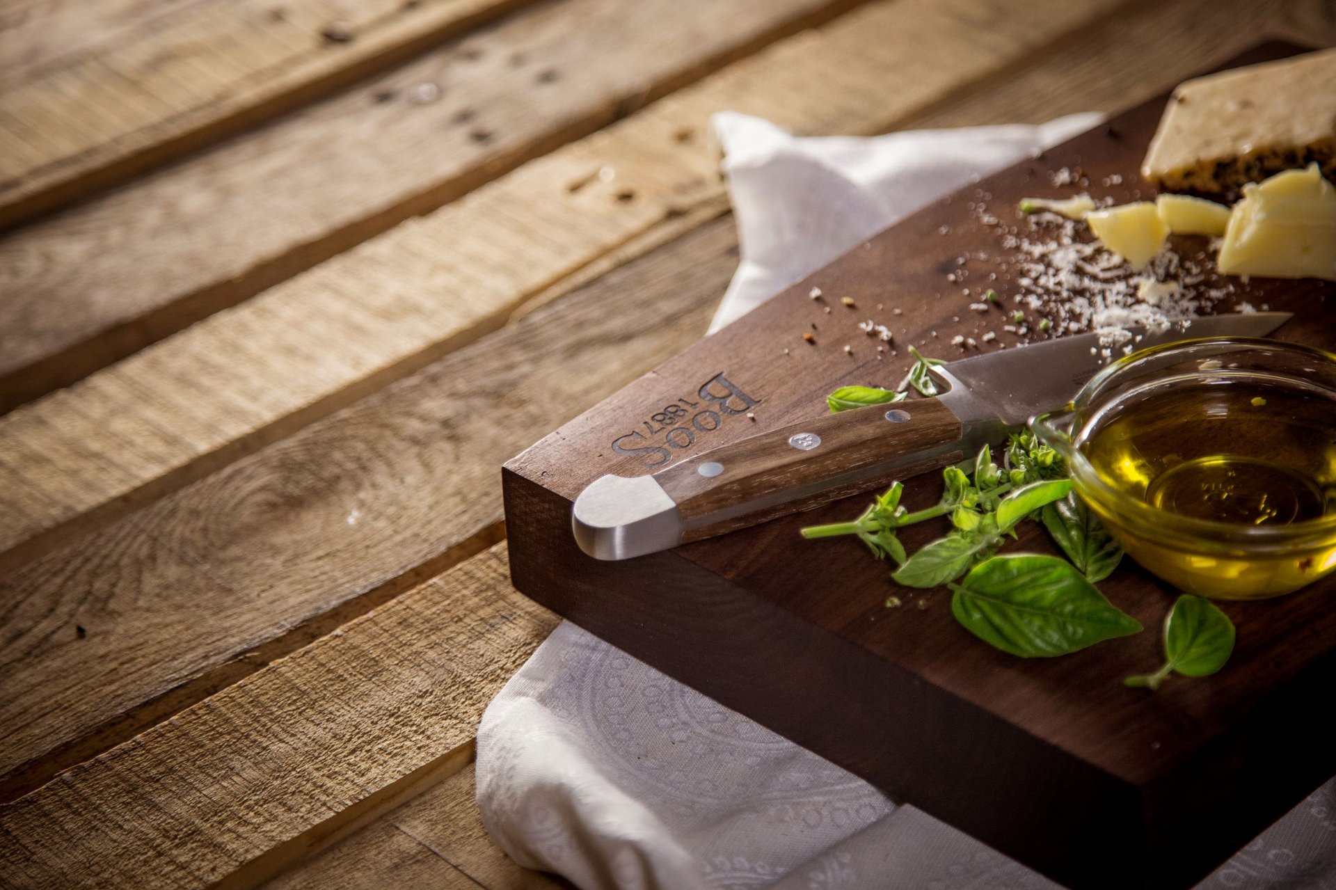 John Boos 13x12 Rustic Edge Walnut Cutting Board