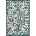 thumbnail image 2 of Jill Zarin Outdoor Collection Area Rug - Dubai (2' x 3' 1" Rectangle Teal/Ivory), 2 of 4