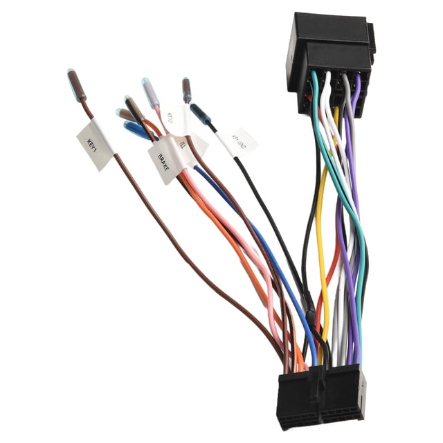 Reliable Car Stereo Audio Iso Wiring Harness Adaptor 20Pin Connector Cable Plug Quick Installation Suitable For Most Cars Mingyiq