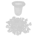 thumbnail image 1 of Tazas de tinta desechables para tatuaje, tapas de pigmento de Microblading de silicona para maquillaje permanente, 100 Uds., 1 of 12