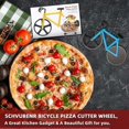 thumbnail image 3 of Rueda cortadora de pizza para bicicleta - Divertidos regalos de inauguración de la casa para hombres - Cortador de pizza para bicicleta - Regalos geniales de cocina - Cortadora, 3 of 4