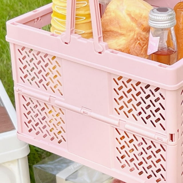 Cesta de picnic plegable de plástico Jadeshay construcción robusta