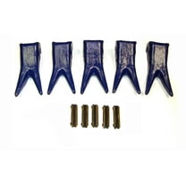 H&L Tooth Company Forged in The USA 230TTCLAW Twin Claw Backhoe Bucket Teeth   230DFP Long Flexpins (5-Pack) for Deere, Case, JBC, and More. | 23 | 230 | Made in The USA