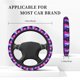thumbnail image 3 of Balery Neon Toy Cat Reflections Fundas elásticas antideslizantes para volante, funda protectora universal para hombre y mujer, 15 pulgadas, accesorios para coche., 3 of 6
