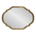 thumbnail image 3 of Kate and Laurel Augustina Glam Scalloped Mirror, 27 x 37, Antique Gold, Vintage Golden Framed Wall Mirror, 3 of 8