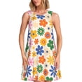 thumbnail image 1 of Disketp Groovy Daisy Flowers para Vestido sin Mangas para Mujeres, Vestidos de Verano para Mujeres, Casual y Holgado para la Playa, 1 of 7